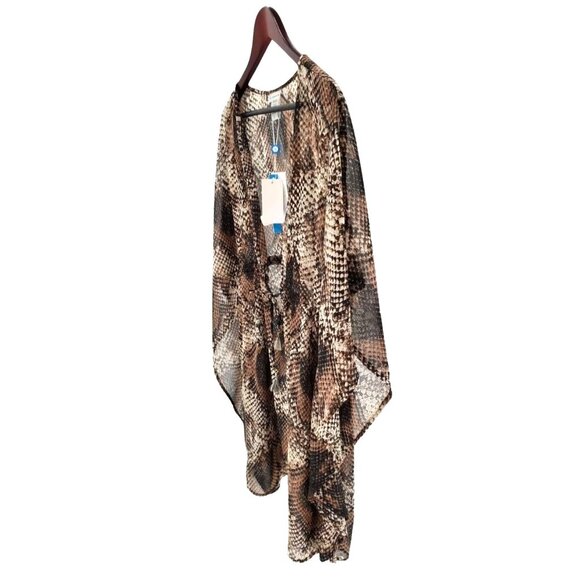 BLEU ROD BEATTIE Cover-up Swimwear Snake Skin Games Caftan Swimsuit Cover - Picture 8 of 9